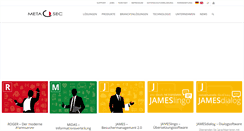 Desktop Screenshot of metasec.de