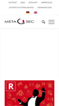 Mobile Screenshot of metasec.de