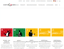 Tablet Screenshot of metasec.de
